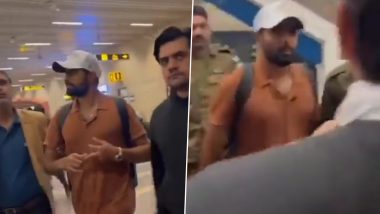 Babar Azam Receives Warm Welcome After Reaching Pakistan Following Green Shirts’ Fifth-Place Finish in ICC Cricket World Cup 2023, Video Goes Viral