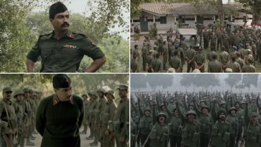 Sam Bahadur Song 'Badhte Chalo': Vicky Kaushal Brings Patriotic Spirit with Shankar Ehsaan Loy's Musical Brilliance (Watch Video)