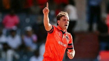 Bas de Leede Surpasses Father Tim de Leede To Become Netherlands’ Highest Wicket-Taker in Cricket World Cup, Achieves Feat During IND vs NED CWC 2023 Match