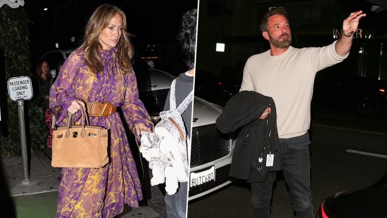 Jennifer Lopez and Ben Affleck Photographed in Beverly Hills Post Dinner Date (View Pics)