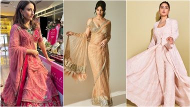 Bhai Dooj 2023 Fashion: 5 Celeb Inspired Ethnic Outfit Ideas to Amp Up Your Festive Glam This Season! (View Pics)