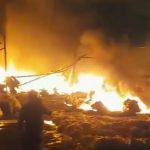 Thane Fire: Massive Blaze Erupts in Thread Godown in Bhiwandi, No Casualty Reported (Watch Video)