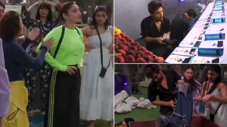 Bigg Boss 17 Promo: Aishwarya Sharma and Rinku Dhawan Blast Mannara Chopra For Showing Kindness During Ration Task (Watch Video)