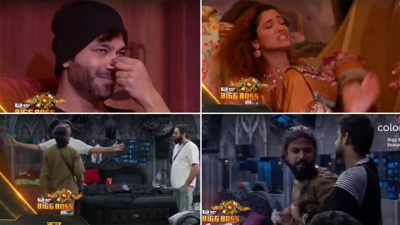 Bigg Boss 17 Promo: Vicky Jain's Transfer to Dimaag Room Upsets Ankita Lokhande; Anurag Dobhal Destroys Kitchen Items (Watch Video)