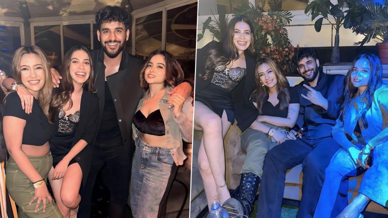 Bigg Boss OTT Stars Abhishek Malhan, Manisha Rani, Aashika Bhatia and Palak Purswani Reunite for a Party (View Pics)