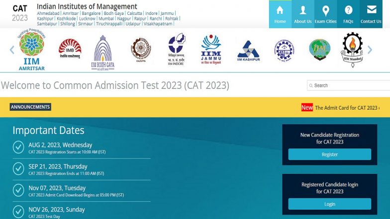 CAT 2023 Exam Admit Card Out at iimcat.ac.in: Hall Ticket for Common Eligibility Test Examination Released, Know Steps To Download