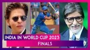 ICC World Cup 2023: From Shah Rukh Khan To SS Rajamouli Celebs Congratulate Team India For Defeating New Zealand in Semi-Finals
