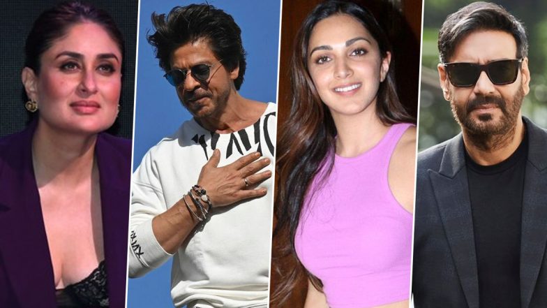 Shah Rukh Khan Birthday: Kareena Kapoor Khan, Kiara Advani, Ajay Devgn and Other B-Town Celebs Wish King Khan As He Turns 58 (View Pics)