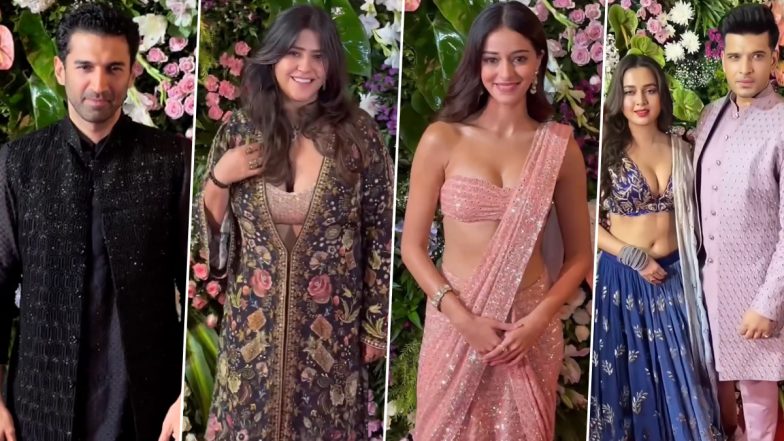 Ekta Kapoor Diwali Party: Aditya Roy Kapur, Ananya Panday, Karan Kundrra, Tejasswi Prakash and More Celebs Serve Ethnic Glam at the Star-Studded Bash (View Pics & Watch Videos)