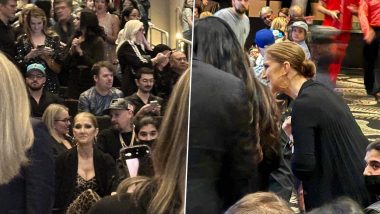 Celine Dion Fuels Stage-Return Rumors as She Attends Katy Perry’s Las Vegas Finale, See Viral Pictures and Video Here!