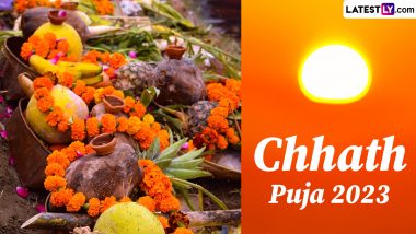 Chhath Puja 2023 Sandhya Arghya Timings: Patna, Delhi, Mumbai, Lucknow; Check City-Wise Sunset Time for the Evening Offerings During Chhath Mahaparv