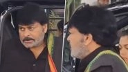 Telangana Assembly Election 2023: Chiranjeevi and His Family Arrive at the Polling Booth to Cast Their Votes (Watch Video)