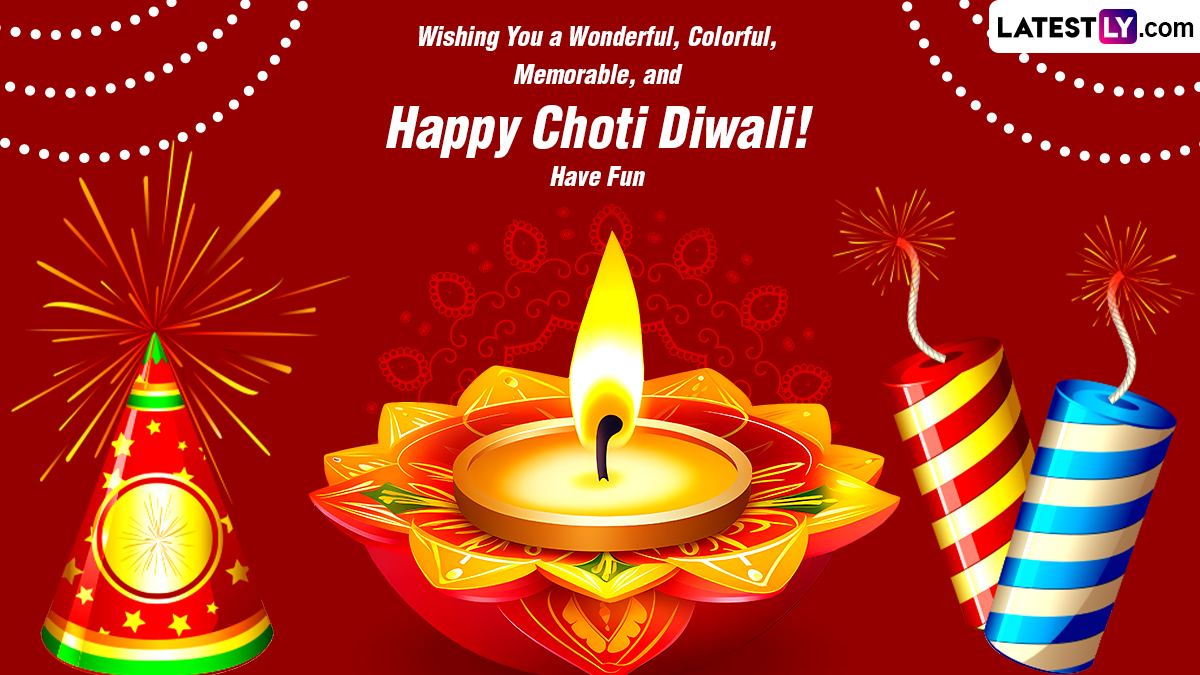 Choti Diwali 2023 Wishes and Greetings WhatsApp Messages, SMS, Images