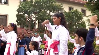 Mitti Cafe Inaugurated Inside Supreme Court Complex, CJI DY Chandrachud, Other Judges Watch As Differently-Abled Children Perform National Anthem in Sign Language (Watch Video)