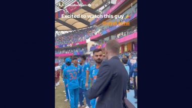 'Excited to Watch This Guy' Football Legend David Beckham Shares Instagram Story For Virat Kohli Ahead of IND vs NZ ICC CWC 2023 Semifinal