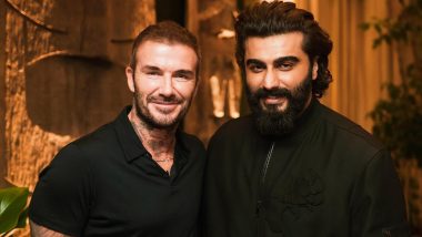 Arjun Kapoor Reacts to Troll Claiming He Tried To Look Taller Than David Beckham, Writes ‘Let’s Not Believe Everything’ (View Pics)