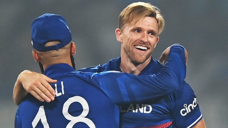 David Willey Completes 100 ODI Wickets, Achieves Feat in His Last International Match During ENG vs PAK ICC Cricket World Cup 2023 Clash