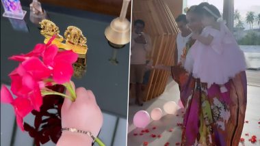 Bipasha Basu and Karan Singh Grover Celebrate Daughter Devi's First Birthday in Maldives, Perform Diwali Puja (Watch Video)