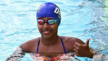 National Games 2023: Karnataka's 14-Year-Old Dhinidhi Desinghu Wins Her Fourth Gold Medal, Achieves Feat in 4x200m Freestyle Swimming Team Event