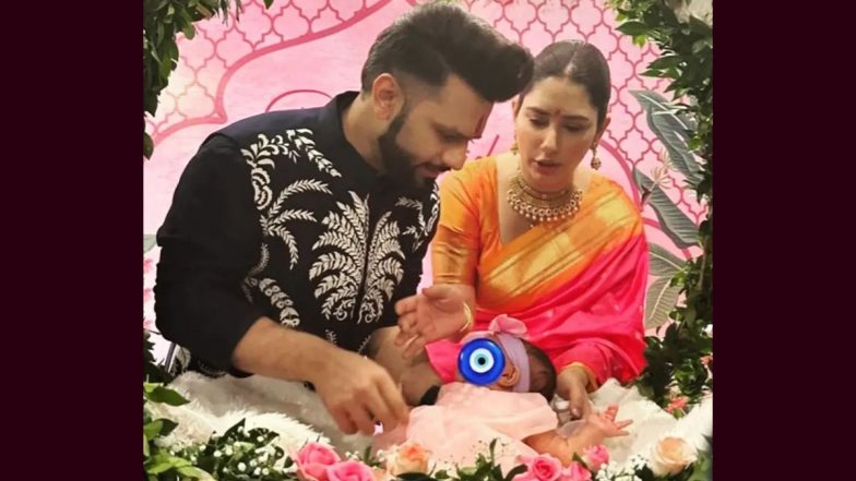 Disha Parmar and Rahul Vaidya Name Their Daughter Navya; Pics and Videos From the Child’s Naming Ceremony Go Viral on Social Media