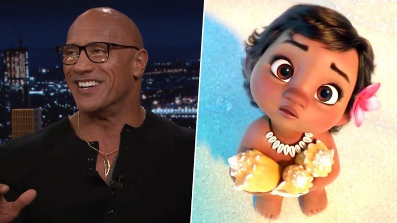 Dwayne Johnson's live-action Moana revelation on Tonight Show