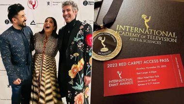 Shefali Shah, Vir Das and Jim Sarbh Look Stylish As They Pose Together Ahead of International Emmy Awards 2023 (View Pic)