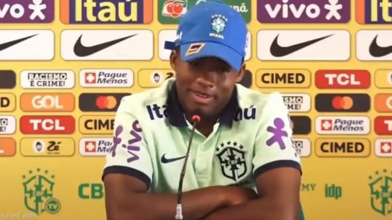 Brazil Teenager Endrick Says ‘Pressure Is Off’ Ahead of Argentina Match in FIFA World Cup 2026 CONMEBOL Qualifiers