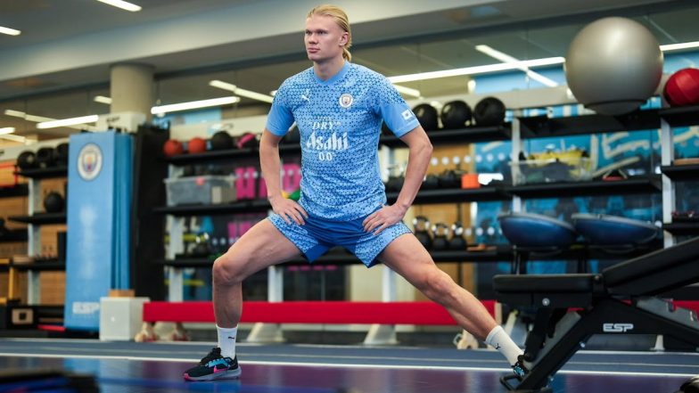 Premier League 2023–24: Manchester City Boss Pep Guardiola Reflects on Erling Haaland’s Fitness After Busy Season Start
