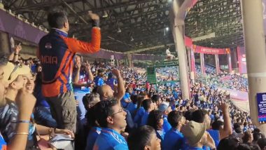 Spectators Chant ‘Rohit Sharma Bowling Karo, Hum Tumhare Saath Hain’ During IND vs NED ICC CWC 2023 Match at M Chinnaswamy Stadium, Video Goes Viral