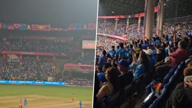 Fans Sing Along As ‘Vande Mataram’ Song Played During IND vs NED ICC Cricket World Cup 2023 Match at M Chinnaswamy Stadium in Bengaluru, Video Goes Viral