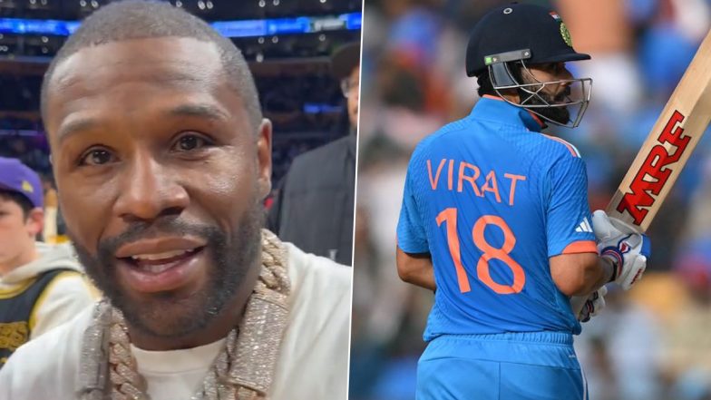 Star Boxer Floyd Mayweather Wishes Virat Kohli and Team India Ahead of ICC Cricket World Cup 2023 Final (Watch Video)