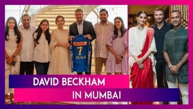 David Beckham In India! Shah Rukh Khan, Ambani Family, Sonam Kapoor Play Host To The Football Legend