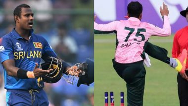 Fans Share Old Video of Shakib Al Hasan Uprooting Stumps and Arguing with Umpire After Angelo Mathews' Timed Out Dismissal in ICC World Cup 2023 Match