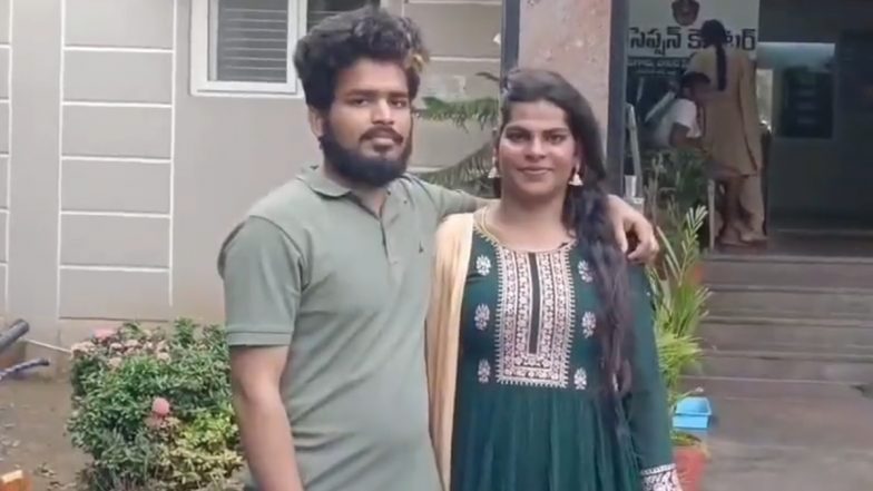 Telangana Man Marries Transgender After Falling in Love, Couple Approach Cops for Protection (Watch Video)