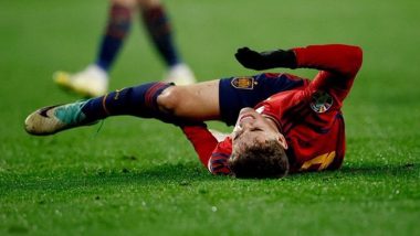 Tests Confirm Full Extent of FC Barcelona Footballer Gavi’s Knee Injury; Set to Miss Rest of Season and UEFA Euro 2024 Due to ACL Tear