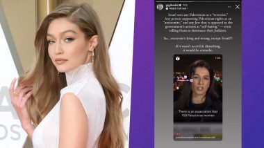 Gigi Hadid Calls Israel's Labelling of Palestine as Terrorist 'Evil and Disturbing', Says 'It Would Be Comedic If It Wasn't So Serious' (View Post)