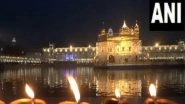 Guru Nanak Jayanti 2023 Celebration: Golden Temple Illuminated on Occasion of Gurpurab (Watch Video)
