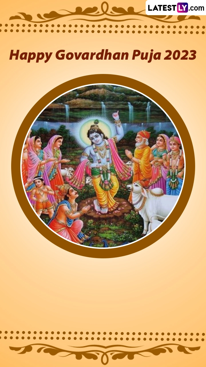 Govardhan Puja 2023 Wishes, Messages and Images for Annakut Puja