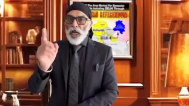 ‘Don’t Travel by Air India on November 19’: Sikh Separatist Gurpatwant Singh Pannun Threatens To Blow Up Air India Flight (Watch Video)