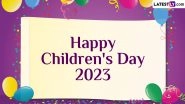 Children's Day 2023 English and Hindi Songs: Perfect Music Playlist To Add to the Celebrations of the Day