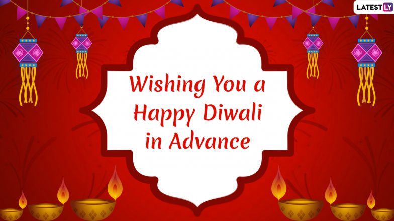 Advance Diwali 2023 Wishes, Images & Shubh Deepavali HD Wallpapers: Share WhatsApp Messages, Greetings, 'Happy Diwali' Photos & Diya GIFs With Your Loved Ones
