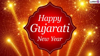 Gujarati New Year 2023 Images & Sal Mubarak Wishes for Free Download Online: Wish Happy Bestu Varas With Facebook Greetings, Quotes and WhatsApp Messages