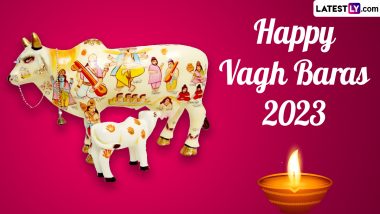 Vagh Baras 2023 Wishes & Govatsa Dwadashi Images: WhatsApp Status Messages, HD Wallpapers, Greetings and SMS for Vasu Baras Celebrations in Diwali Week
