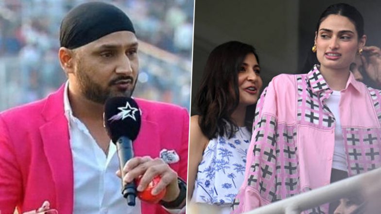 Harbhajan Singh Makes 'Sexist' Remark on Anushka Sharma and Athiya Shetty on Live TV During IND vs AUS CWC 2023 Final, Netizens React