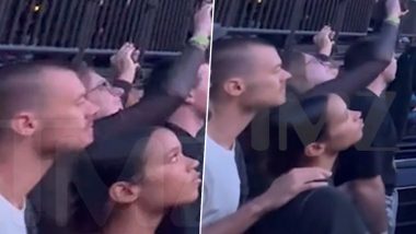 Harry Styles Debuts Shaved Head at Las Vegas U2 Concert Alongside Girlfriend Taylor Russell (View Pic)