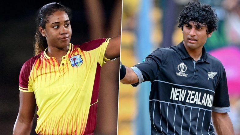 New Zealand's Rachin Ravindra, West Indies Captain Hayley Matthews Crowned ICC Players of the Month for October 2023