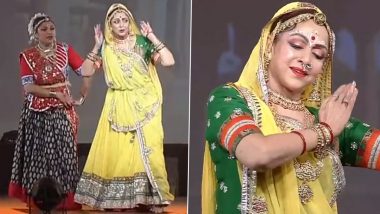 Hema Malini Performs Dance Drama Based on Life of Saint Mirabai at Braj Raj Utsav 2023 in Mathura (Watch Video)