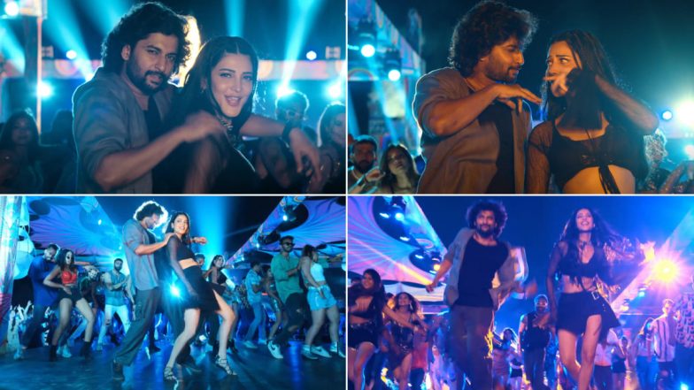 Hi Nanna Song 'Odiyamma': Nani and Shruti Haasan Shake a Leg to Foot-Tapping Beats of This Vibrant Party Number (Watch Video)