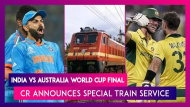 India vs Australia ICC World Cup Final: Central Railway Announces Special Train Service From Mumbai To Ahmedabad