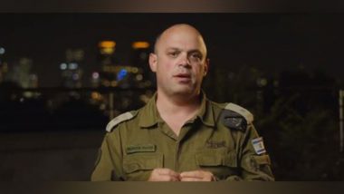 Israel Combining Land, Air, Naval Forces in War, Operating Inside Gaza, Says IDF Spokesperson Richard Hecht (Watch Video)